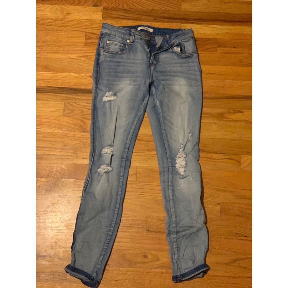 Distressed denim 👖